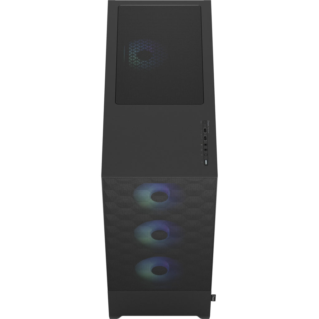 Fractal design pop xl air rgb big tower behuizing (zwart | 2x usb-a | rgb | tempered glass)