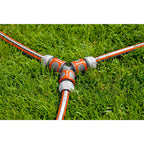 Gardena 3-wegset 13 mm 1 2 (1 2 ) slangstuk (grijs oranje, 18287-20)