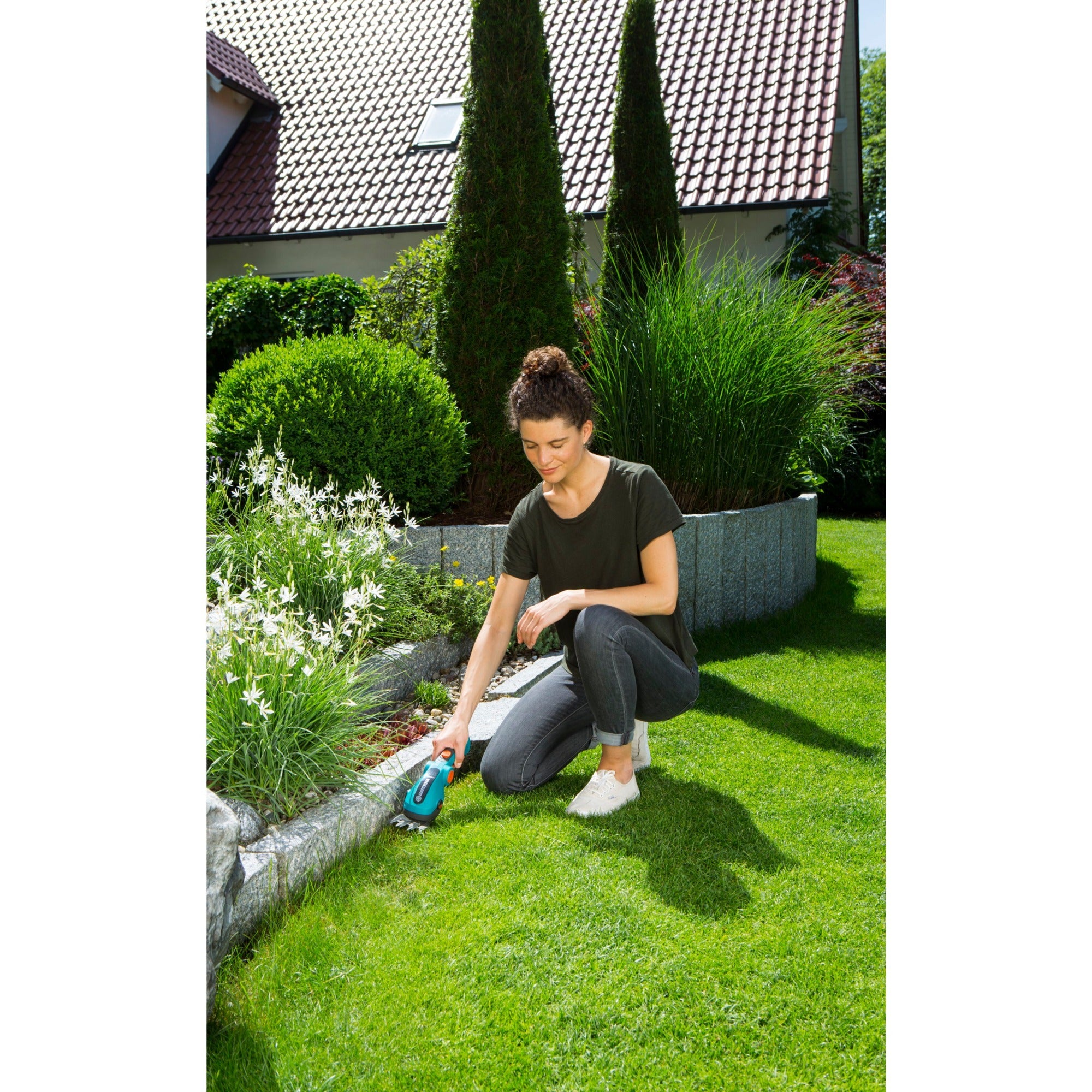 GARDENA GARDENA Accu Grasschaar ComfortCut met Buxusmes