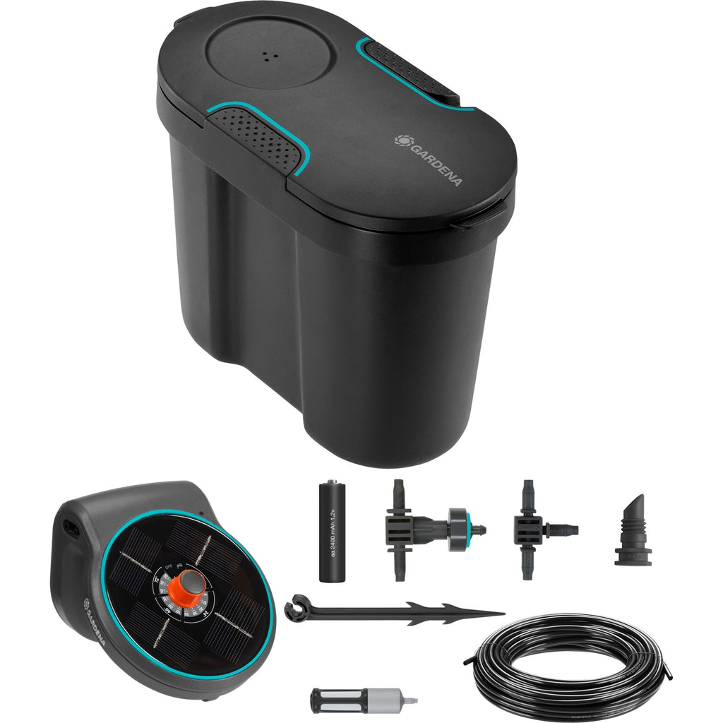 Gardena aquabloom waterreservoir set besproeiingscomputer (grijs, 13301-20)