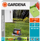Gardena complete set met verz zwenkspr os 140