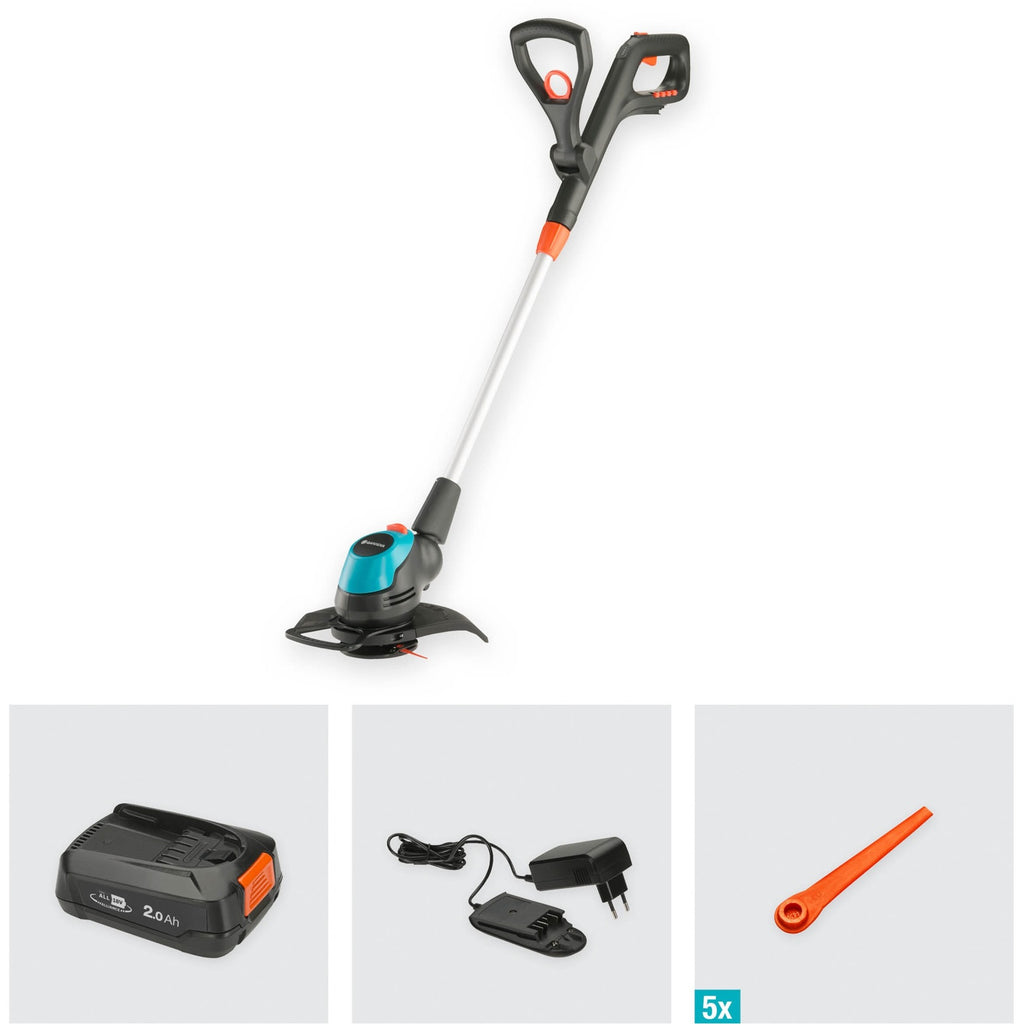 Gardena accu trimmer easycut 2318v p4a set