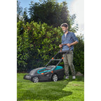 Gardena elektrische grasmaaier powermax 1800 42 (zwart turquoise, 5042-20)
