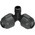 Gardena hoekstuk 25 mm x 3 4 buitendraad verbinding (zwart grijs, 2783-20)