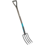 Gardena natureline spitvork (houtkleur turquoise, 17002-20)