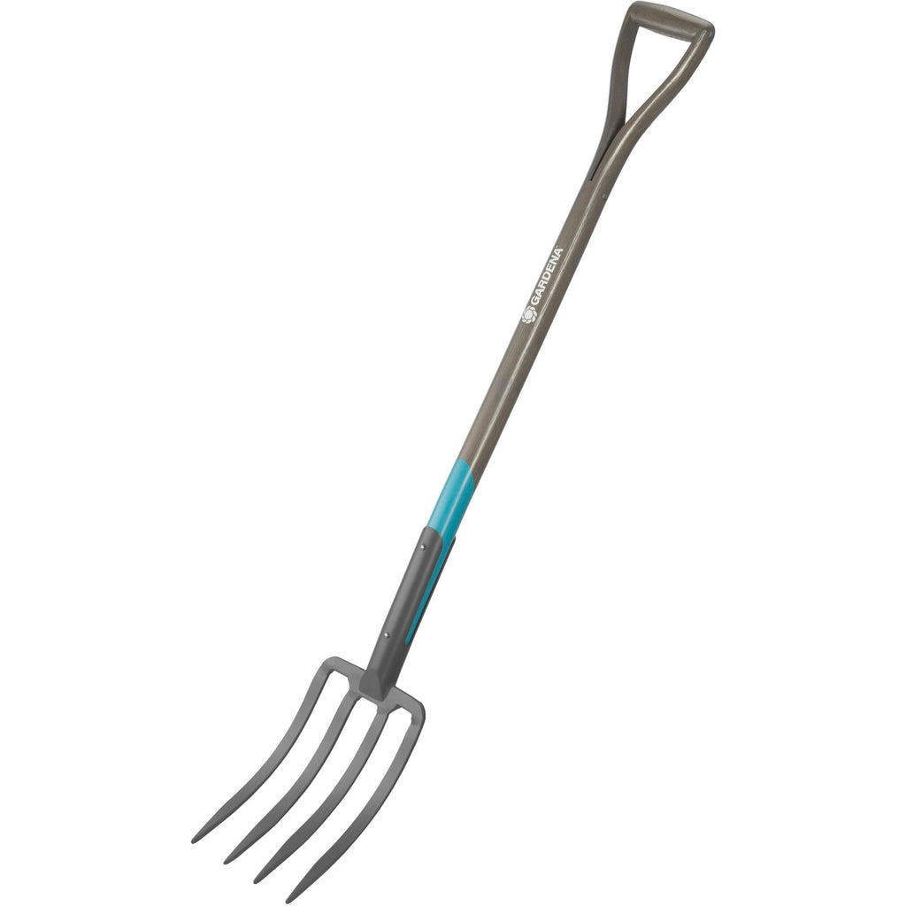 Gardena natureline spitvork (houtkleur turquoise, 17002-20)