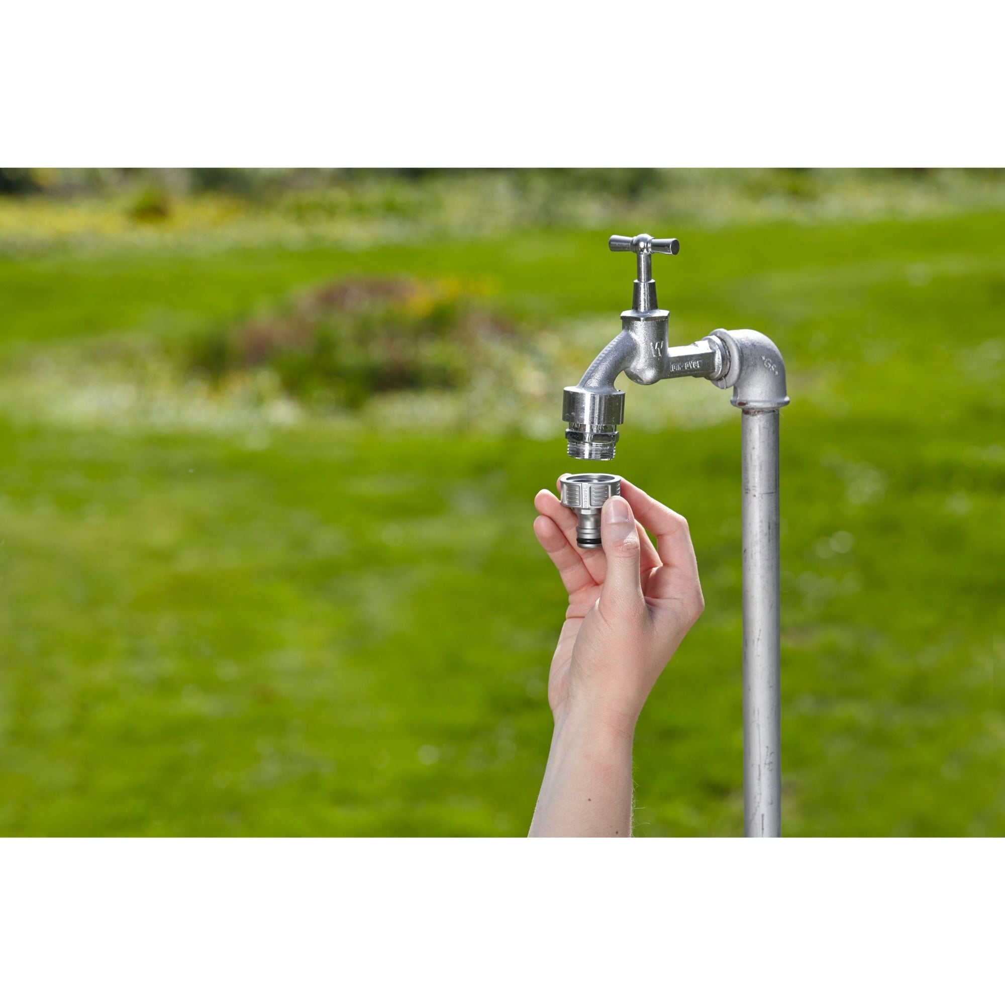 Gardena premium kraanstuk 26.5 mm (g 3 4 ) (zilver, 18241-20)