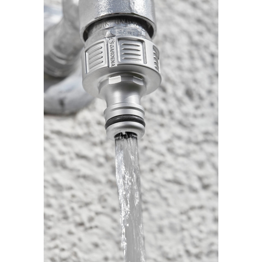 Gardena premium kraanstuk 33.3 mm (g 1 ) (zilver, 18242-20)