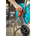 Gardena slangenwagen aquaroll s set (turquoise grijs, 18502-20)