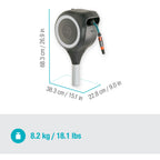 Gardena tuin slangenbox 15 rollup s wit
