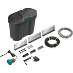 Gardena vakantie-bewateringset besproeiingscomputer (grijs, 13366-20, inclusief 10,5 l watertank)