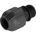 Gardena verbindingsstuk 25 mm x 1 buitendraad (zwart grijs, 2763-20)