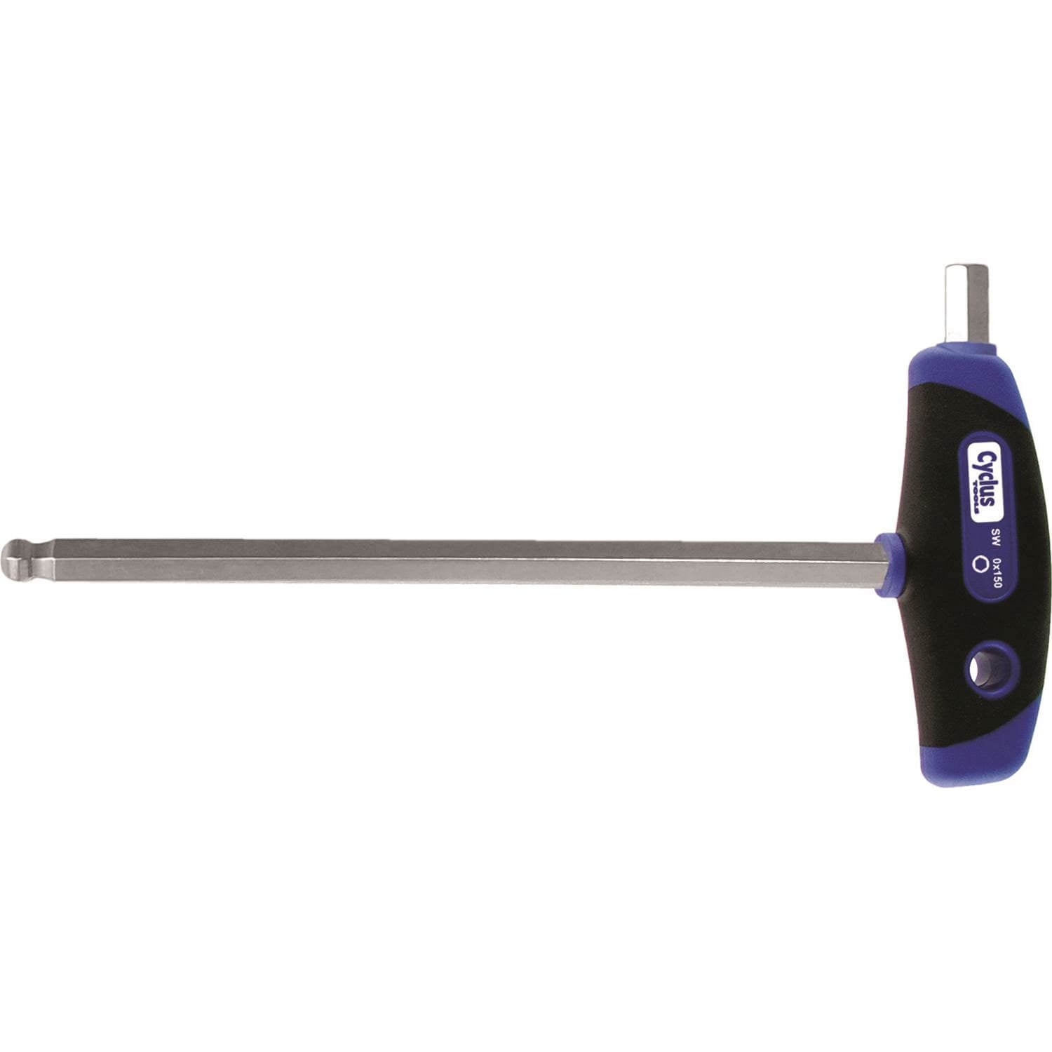 Cycplus t-greep kogelkop inbussleutel 2mm 100mm lang cyclus 720610