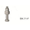 Cycplus snap-in sn-71-f geleide bout trapas m12x1 cyclus 7202771