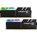 G.skill 16 gb ddr4-3000 kit werkgeheugen (zwart, f4-3000c16d-16gtzr, trident z rgb, xmp)