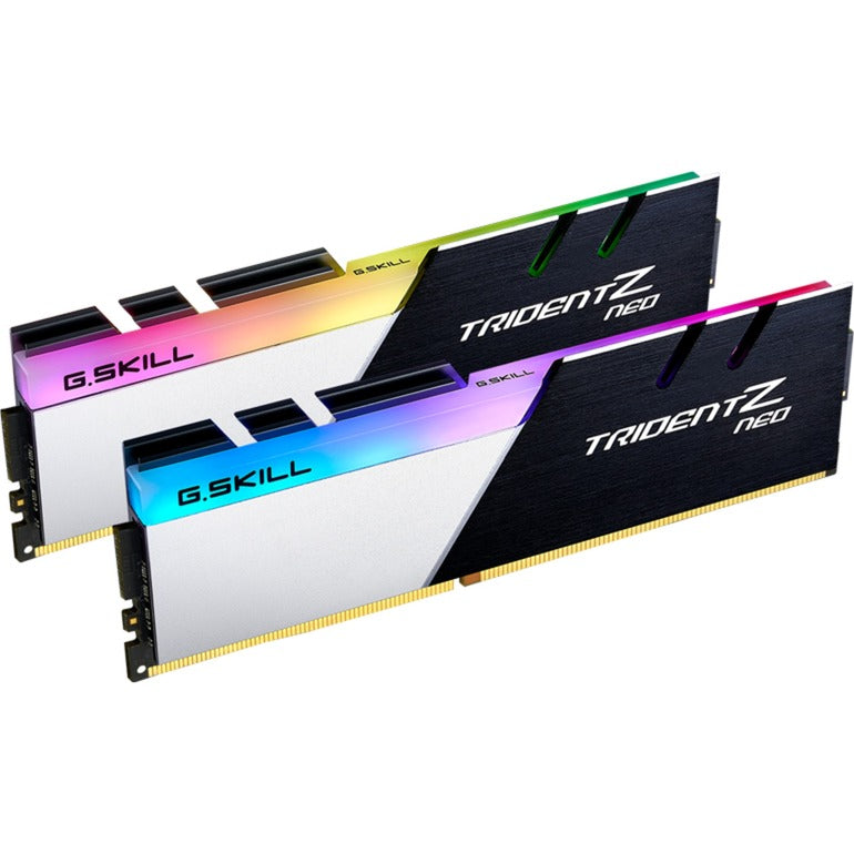 G.skill 32 gb ddr4-3600 (2x 16 gb) kit werkgeheugen (zwart zilver, f4-3600c16d-32gtznc, trident z neo)