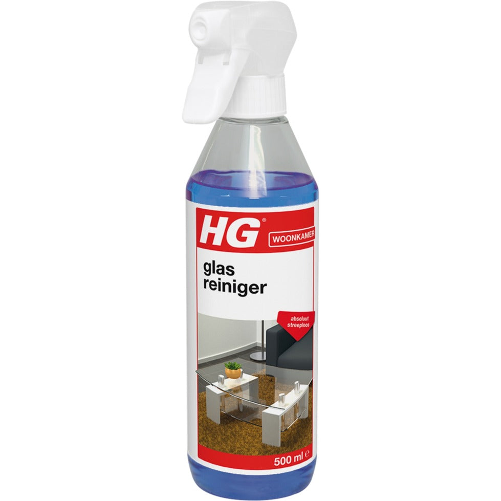 Hg glas- en spiegelspray 500ml