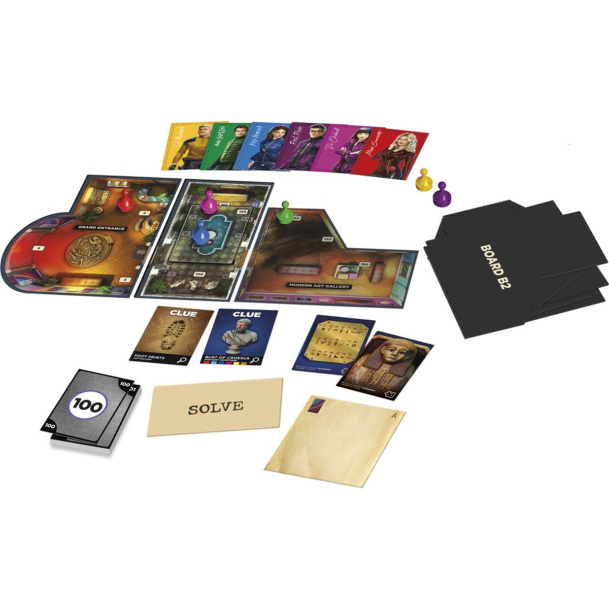 Hasbro Cluedo Esccape de Museumroof Bordspel