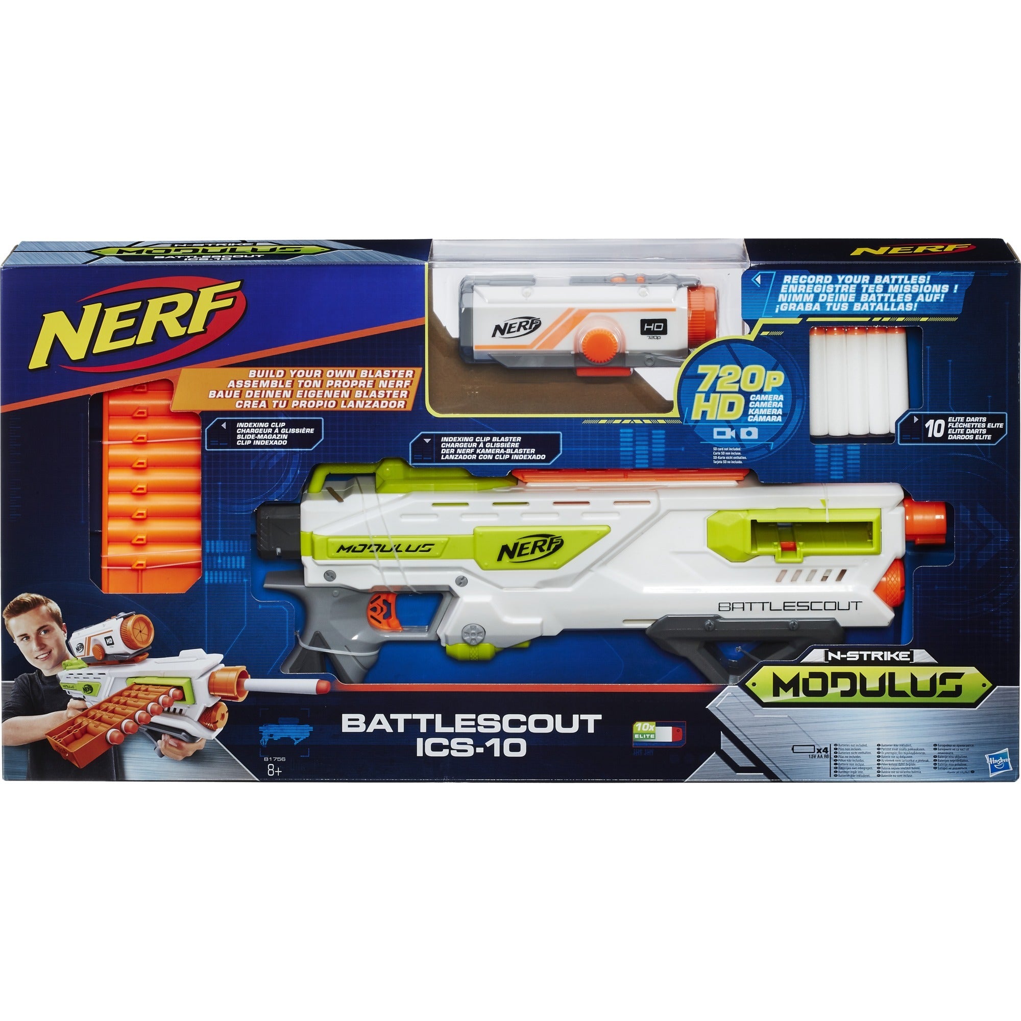 Hasbro N-Strike Modulus Recon Battlescout ICS-10