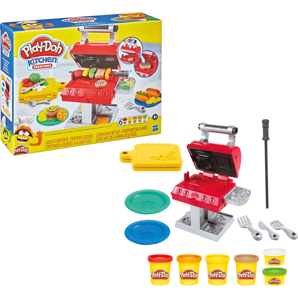 Play-doh kitchen creations super grill barbecue