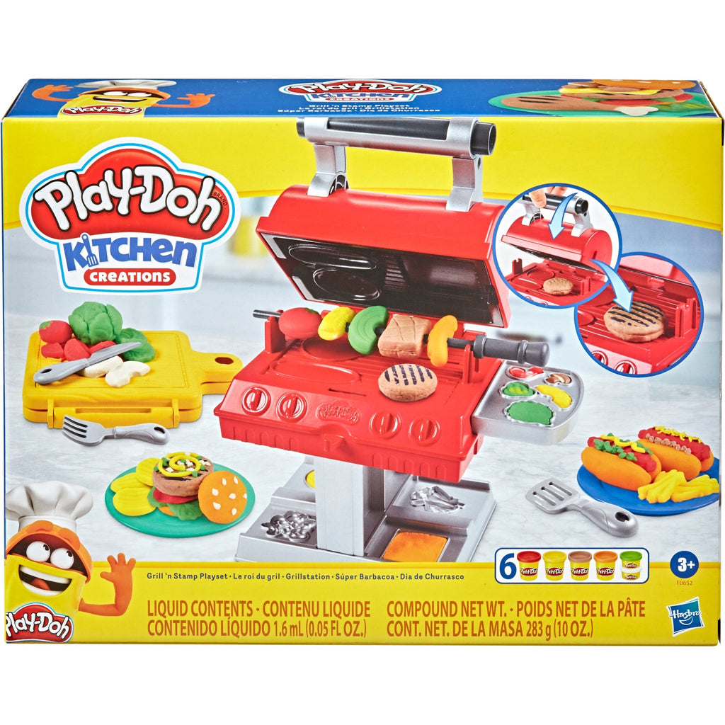 Play-doh kitchen creations super grill barbecue