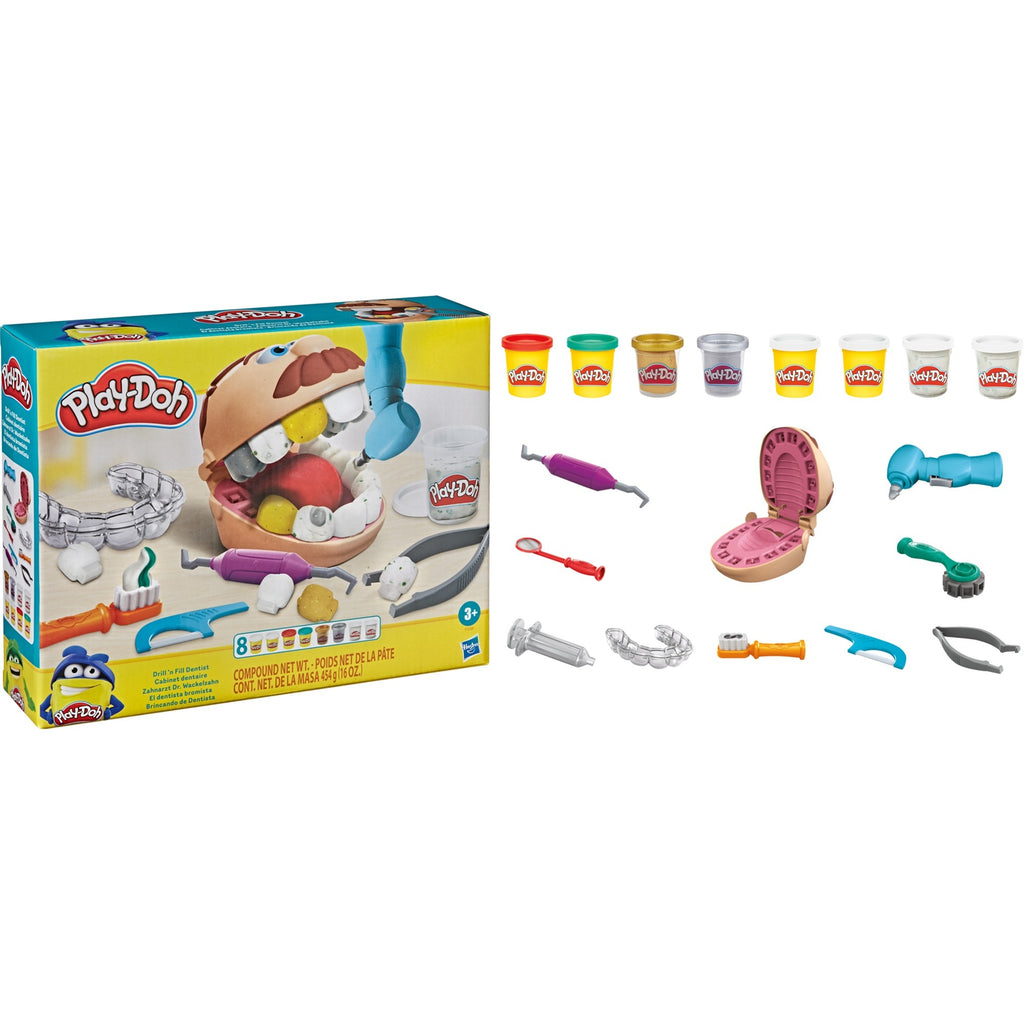 Play-doh top tandarts - 8 kleipotjes