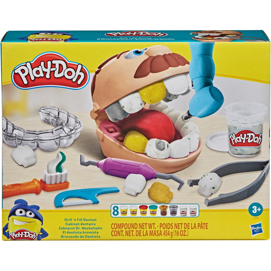 Play-doh top tandarts - 8 kleipotjes