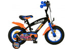 Volare hot wheels 12 fiets zwart oranje blauw 31256