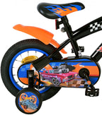 Volare hot wheels 12 fiets zwart oranje blauw 31256