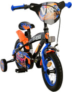 Volare hot wheels 12 fiets zwart oranje blauw 31256
