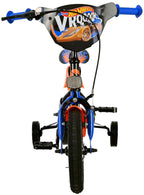 Volare hot wheels 12 fiets zwart oranje blauw 31256