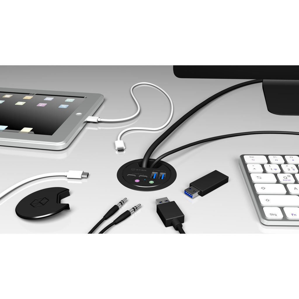 Icy box ib-hub1403b usb-hub