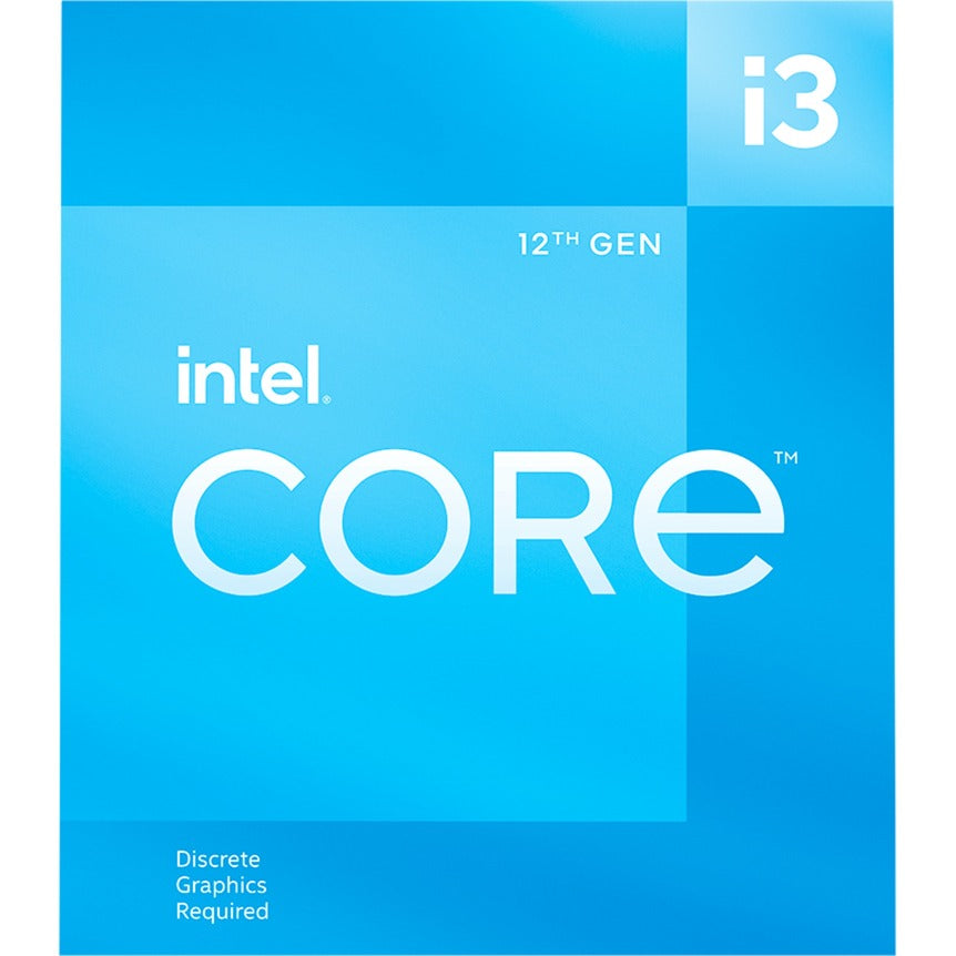 Intel® Core i3-12100F, 3,3 GHz (4,3 HGz Turbo Boost)