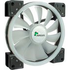 Inter-tech argus rs-141 rgb case fan (zwart, 140 x 140 x 25 mm, pwm)