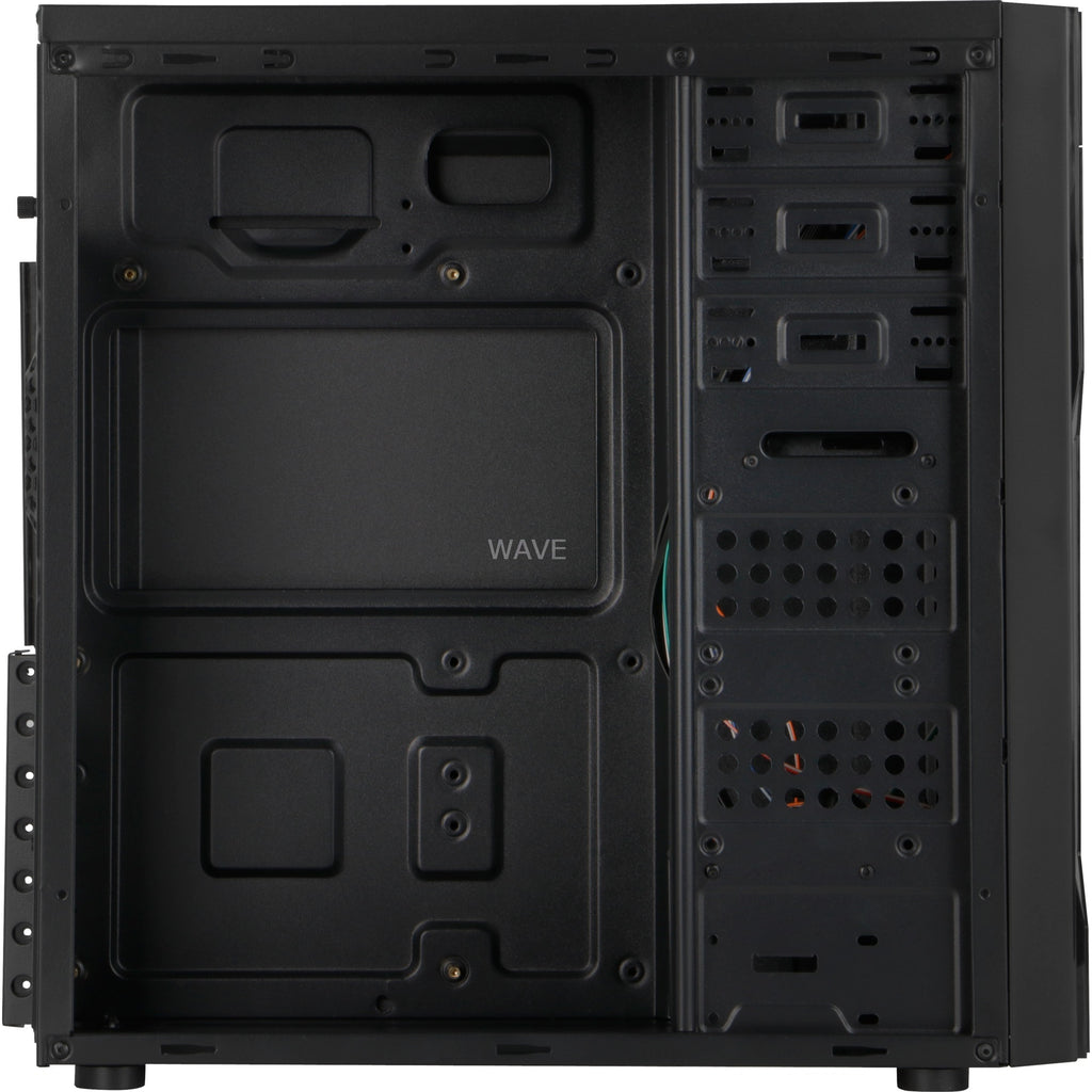 Inter-tech b-42 midi tower behuizing (zwart | 2x usb-a)