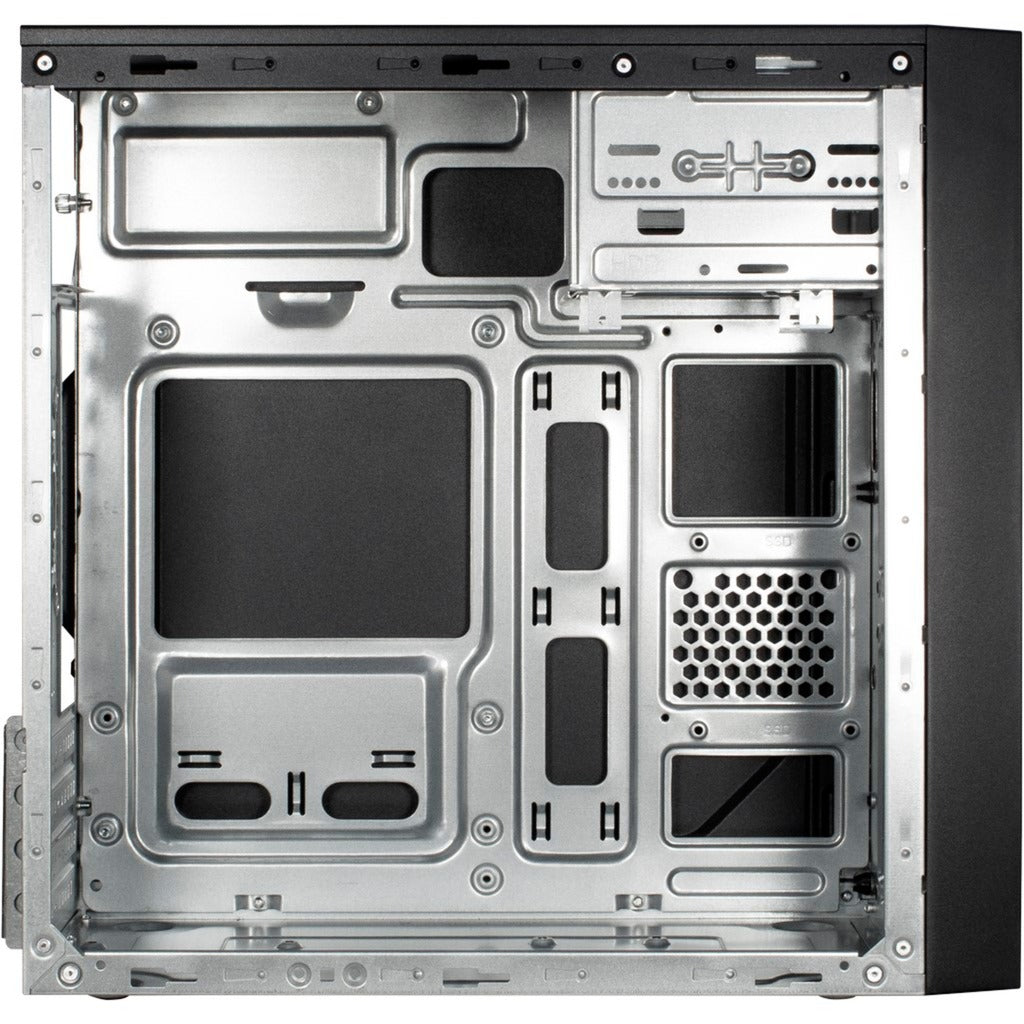 Inter-tech it-6505 reto mini tower behuizing (zwart | 2x usb-a)