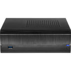 Inter-tech jx-500 htpc behuizing (zwart | 1x usb-a)