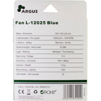 Inter-tech l-12025 120x120x25mm case fan (zwart, 120 x 120 x 25 mm)