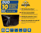 VK International Vk fietsbeschermhoes duo zwart - nr. 13