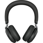 Jabra evolve2 75 on-ear headset (zwart, link380c, microsoft teams)