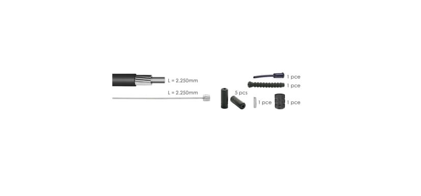 Elvedes schakelkabelkit univ. zwart 2021040