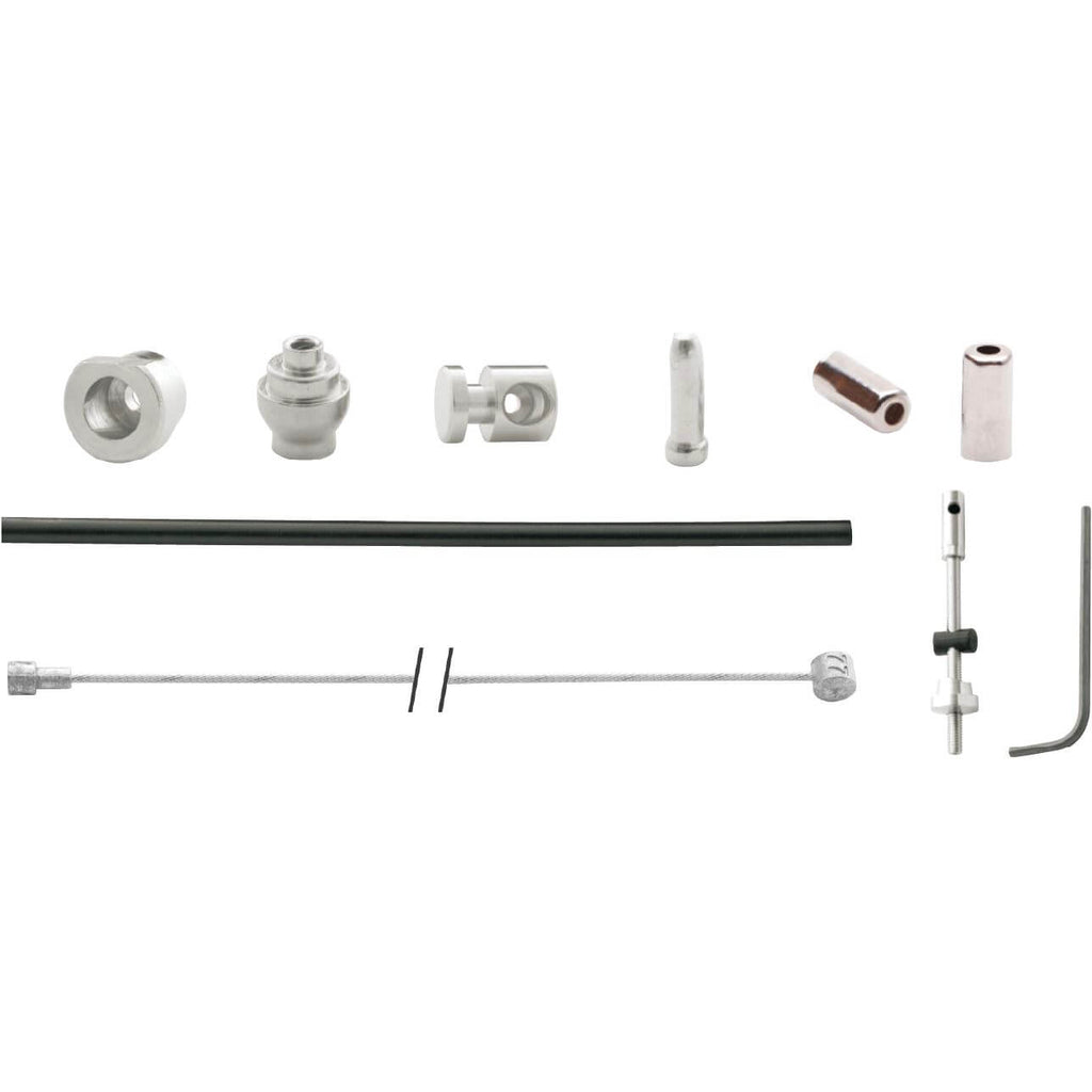 remkabel set voor trommelrem 1350 1000 mm zwart zilver