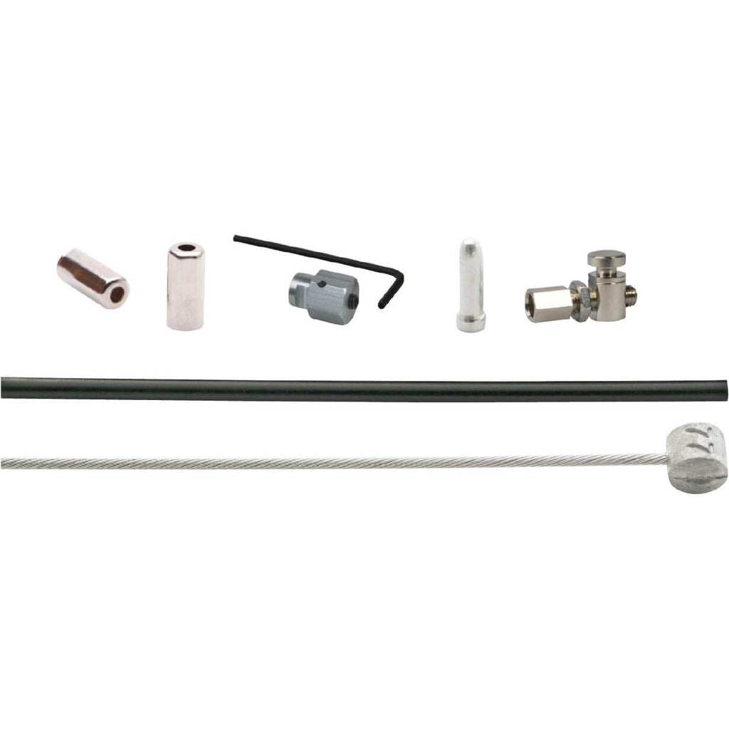 Rollerbrake kabelkit Elvedes BR-IM41 50 53 1700mm 2250mm RVS - zwart (op kaart)