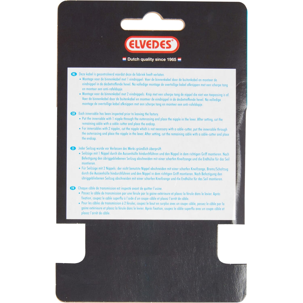 Elvedes schakel binnenk 2250mm RVS N-nip. 6472RVS-SHIM-49-SL