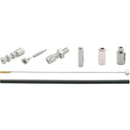 Versnellingskabelset Elvedes 1700 2250 mm universeel Sturmey Archer verzinkt - zwart (op kaart)