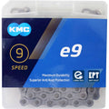 KMC E9 EPT Fietsketting 136 schakels Zilver