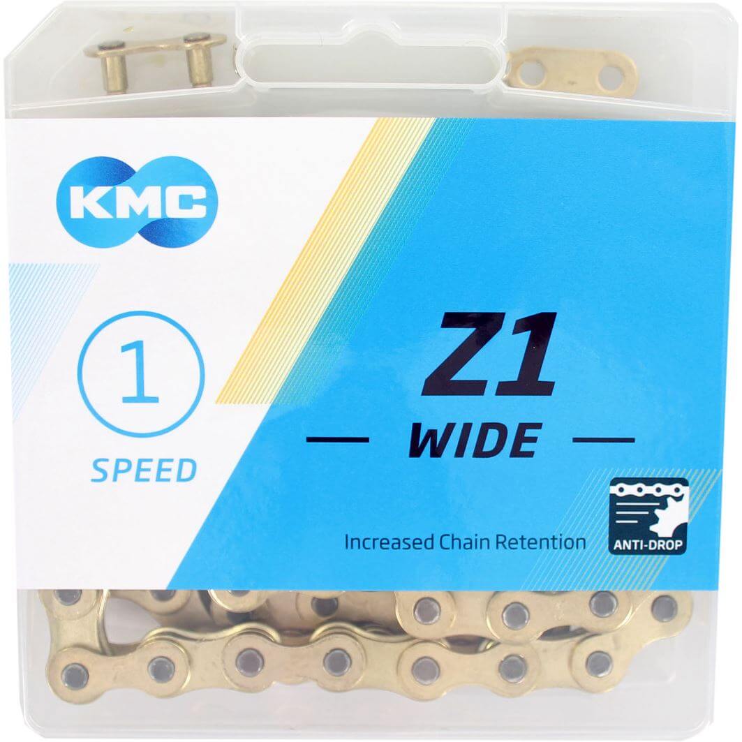 Kmc ketting z1 wide chain z1 wide 112 links gold
