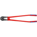 Knipex boutensnijder 71 72 910 kniptang (rood blauw, middensnijder, geschroefd scharnier)