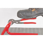Knipex cobra 250 mm 87 01 250 zweedse- waterpomp-tang (rood, getande grijpvlakken, doorgestoken scharnier )