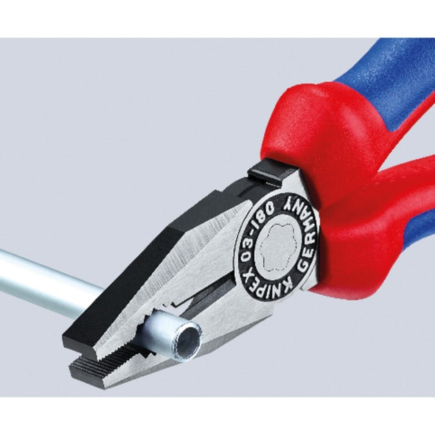 Knipex combitang 03 02 180 combinatietang (blauw)